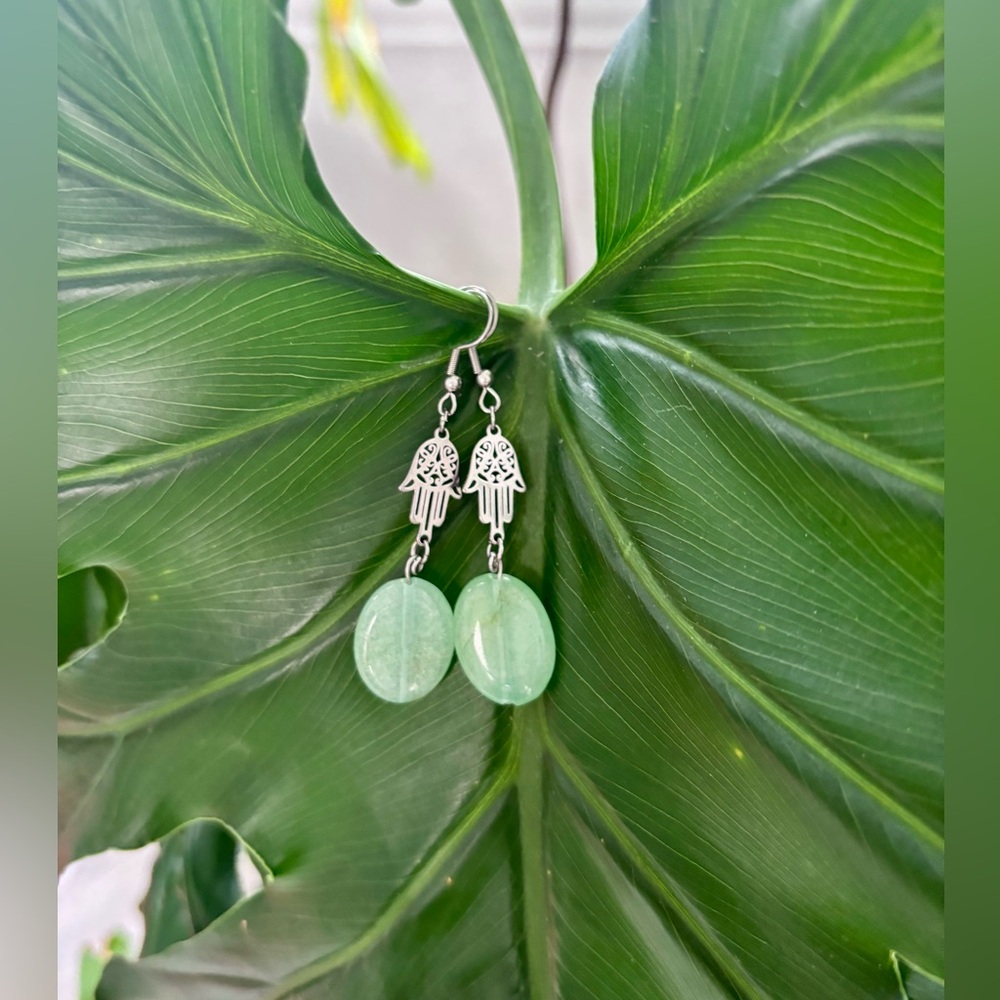 Green Aventurine Earrings